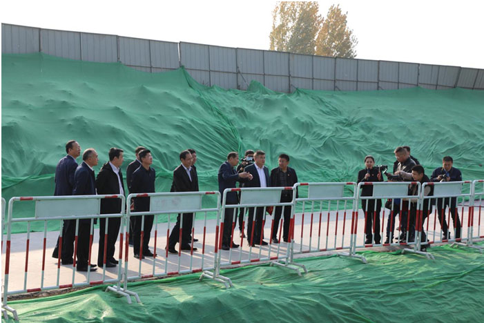 济宁市国资委党委书记、主任丰家雷带队参观“践初心党旗红,勇担当争一流”打赢西部热源替换项目百日坚战观摩活动