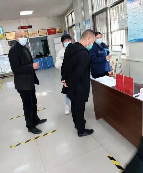 任城区工信局疫情防控督查组莅临检查 济宁四和供热有限公司疫情防控工作