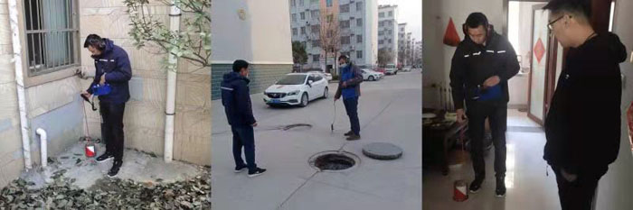 嘉祥公用供热有限公司开展二网漏水检测、漏点抢修工作，全力保障今冬供暖质量