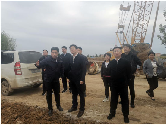 兖州区区委书记王庆一行调研兖州区热源替代项目