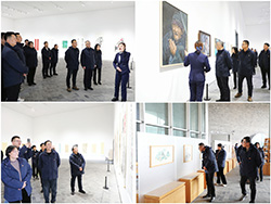 济宁四和供热有限公司党支部参观“儒韵清风·翰墨流芳”书画作品邀请展